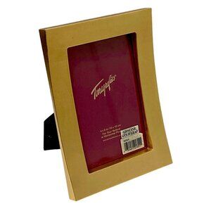 Terragrafics Gold Leaf Frame for 4x6 Photo Metal Vintage Desk Frame